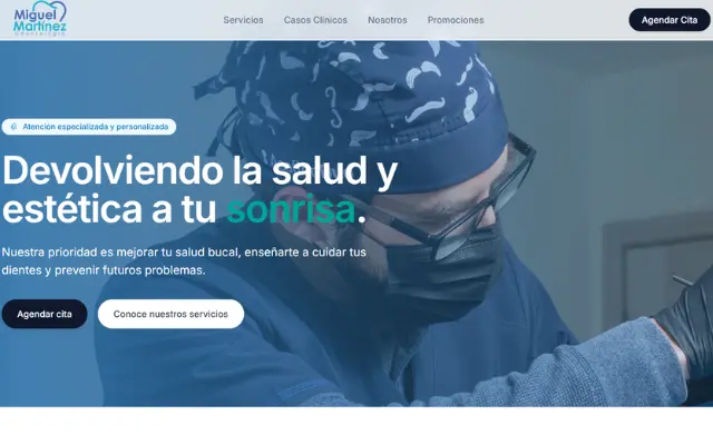 Preview de miguelmartinezodontologia.com